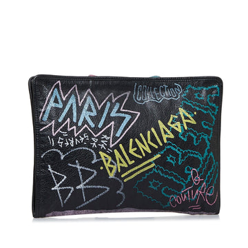 Balenciaga Graffiti Bazar Clutch Bag (MLB-3dtppR)