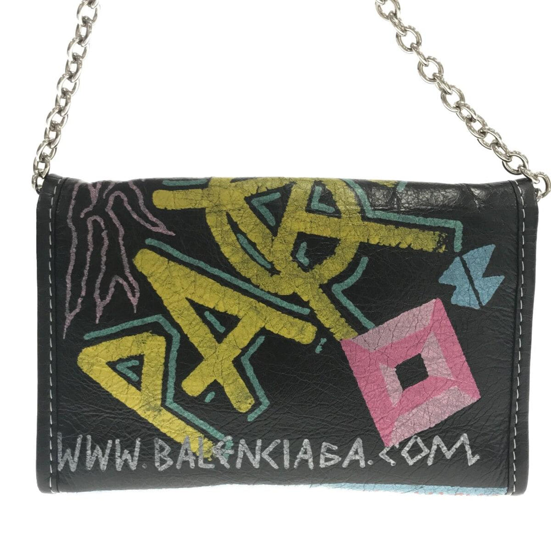 Balenciaga Graffiti Bazar Wallet on Chain (MLB-oYMvoB)