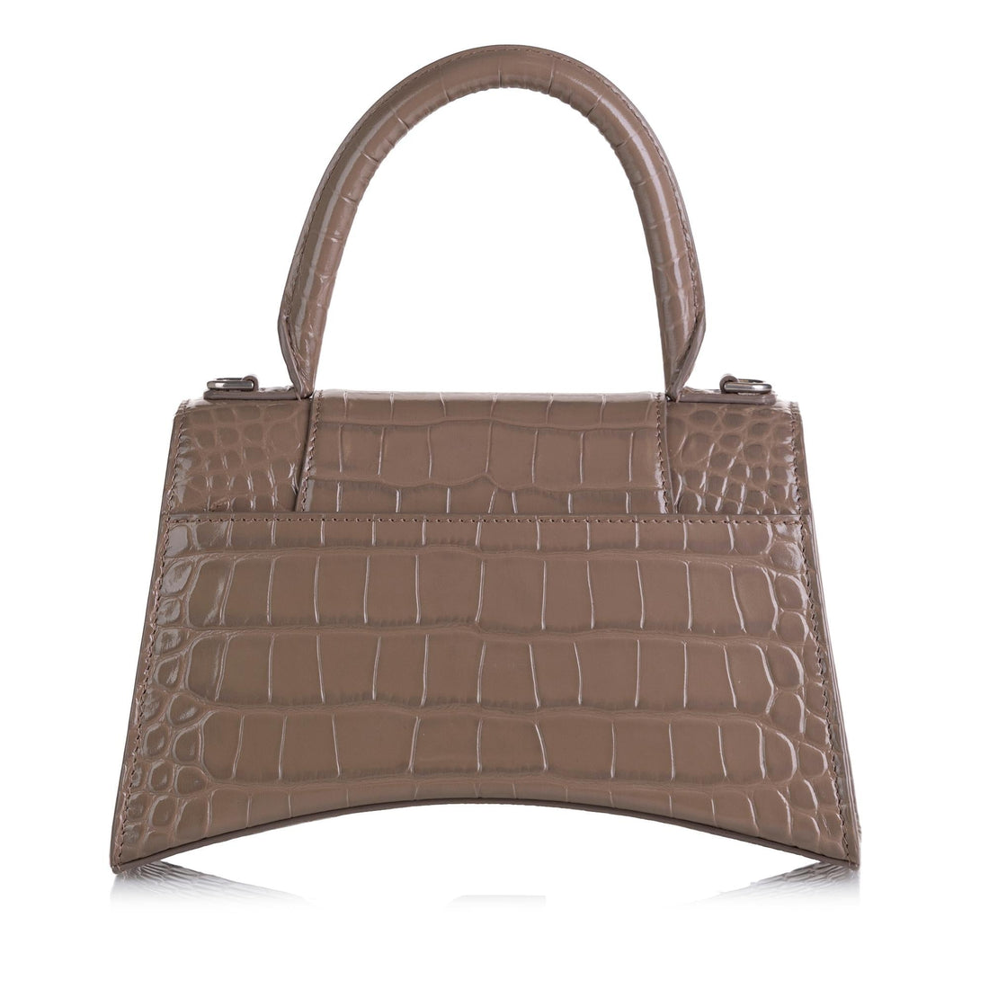 Balenciaga Hourglass Embossed Leather Satchel (MLB-36403)