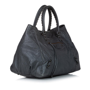 Balenciaga Large Motocross Sunday Lambskin Leather Tote Bag (MLB-28732)