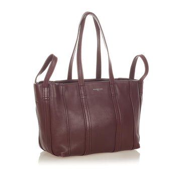 Balenciaga Laundry Cabas Leather Tote Bag (MLB-26247)
