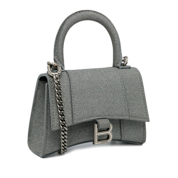 Balenciaga Mini Glitter Hourglass Satchel (MLB-4PU6FB)
