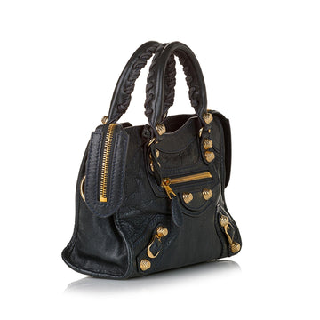 Balenciaga Mini Motocross City Giant 21 Leather Satchel (MLB-32255)