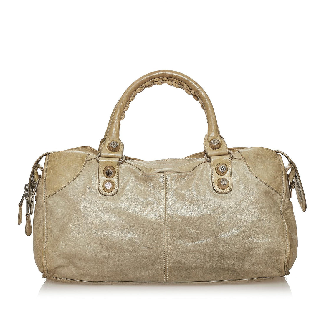 Balenciaga Motocross City Giant 21 Leather Satchel (MLB-28568)