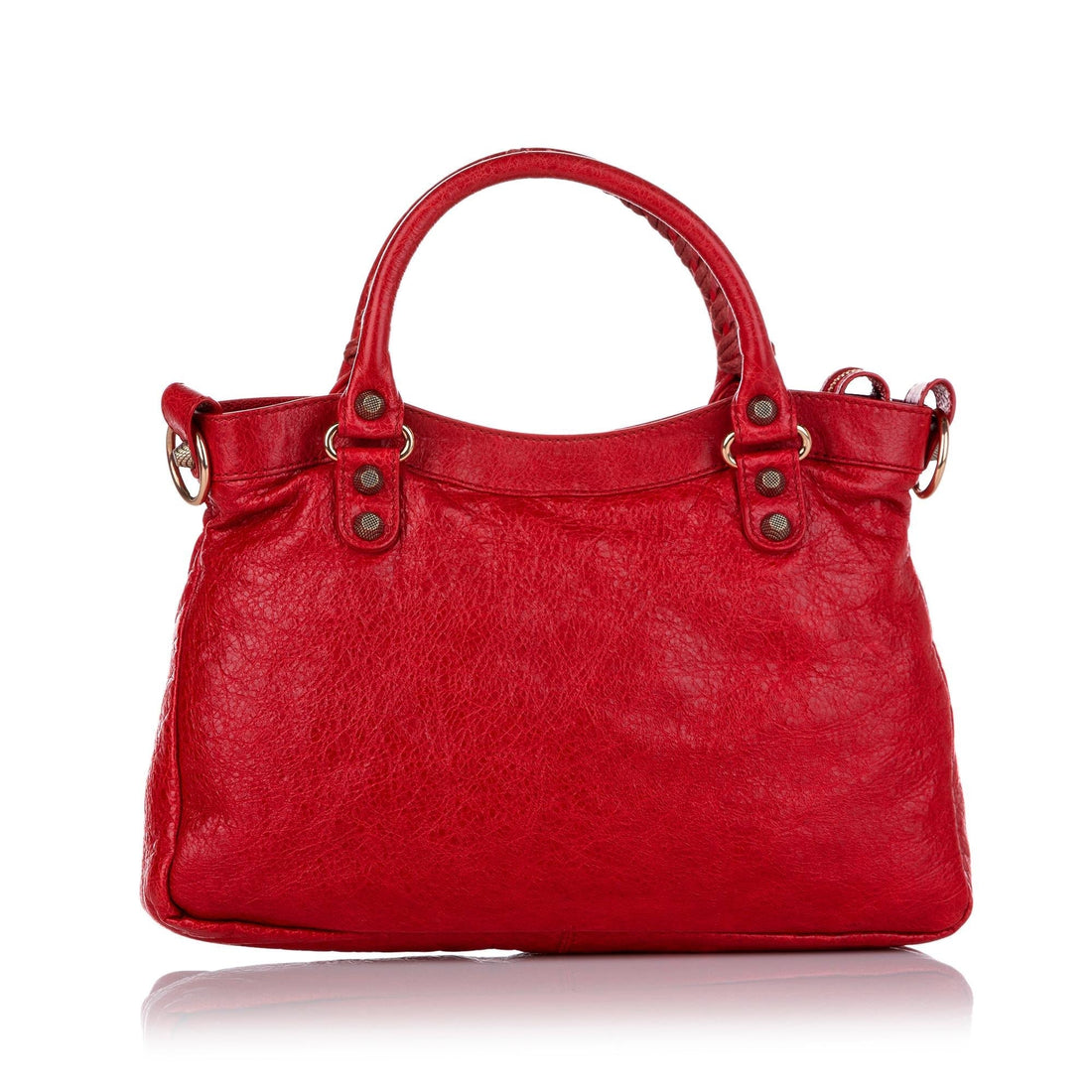 Balenciaga Motocross Classic City Leather Satchel (MLB-27151)