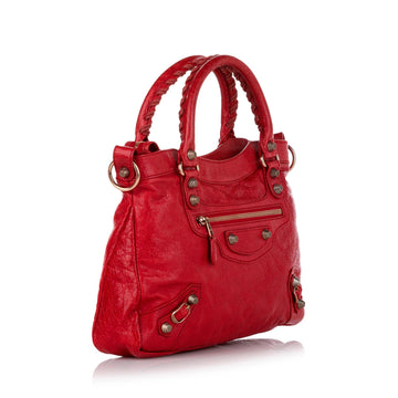 Balenciaga Motocross Classic City Leather Satchel (MLB-27151)