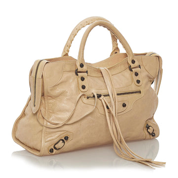 Balenciaga Motocross Classic City Leather Satchel (MLB-28235)
