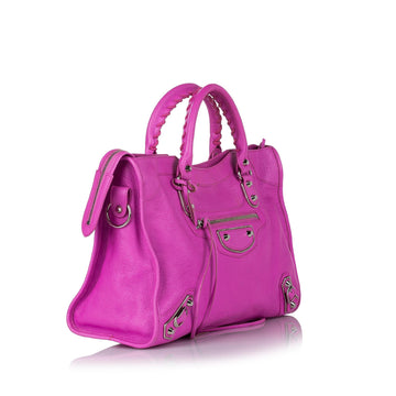 Balenciaga Motocross Classic City Leather Satchel (MLB-29032)