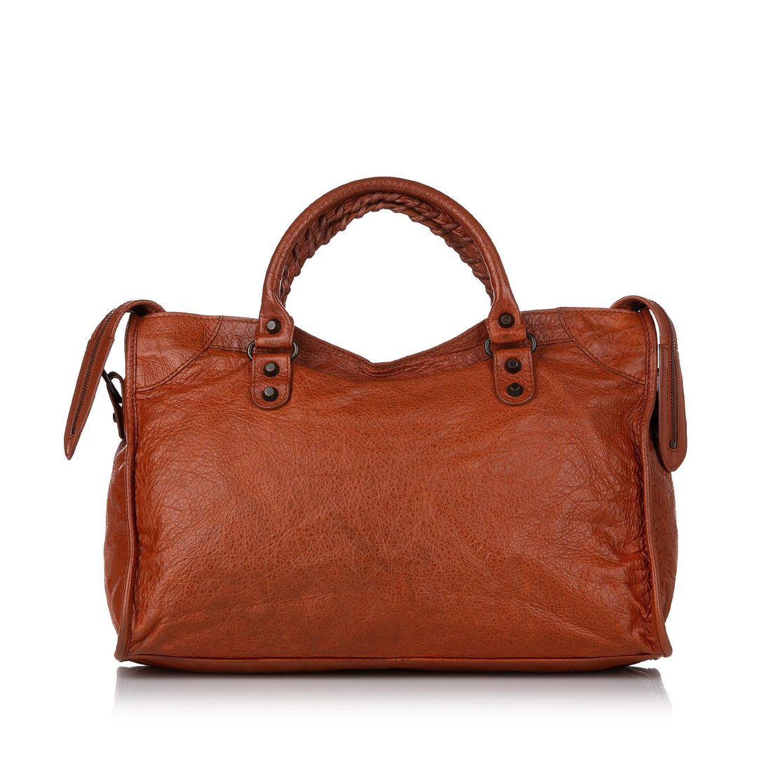 Balenciaga Motocross Classic City Leather Satchel (MLB-29289)
