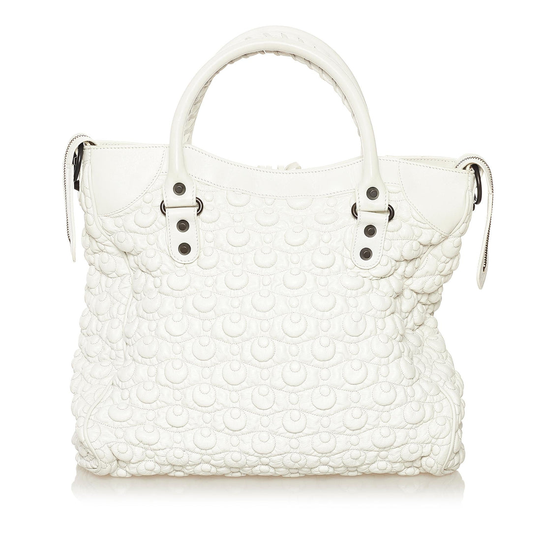 Balenciaga Motocross Classic City Matelasse Leather Handbag (MLB-34341)