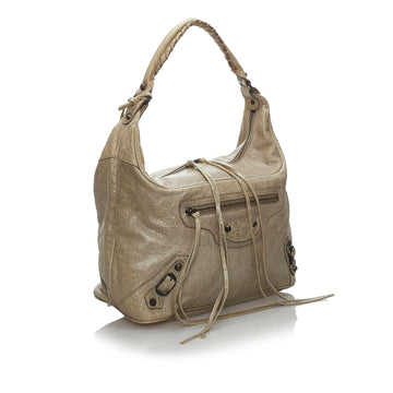 Balenciaga Motocross Classic Day Leather Hobo (MLB-33963)