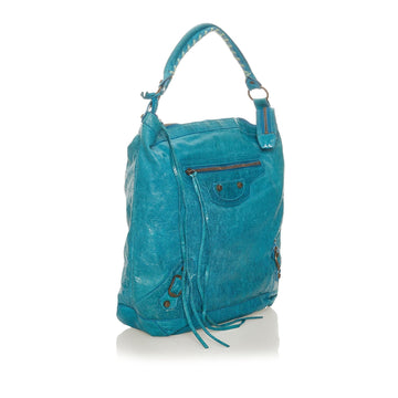 Balenciaga Motocross Classic Day Leather Shoulder Bag (MLB-27287)