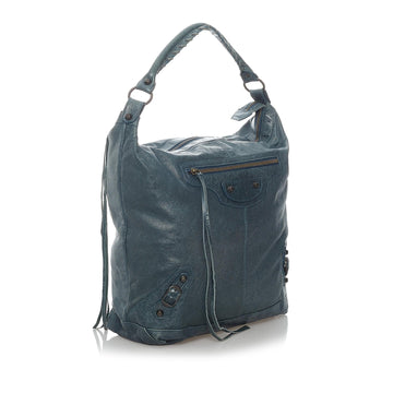 Balenciaga Motocross Classic Day Leather Shoulder Bag (MLB-29740)