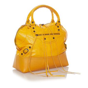 Balenciaga Motocross Classic Dome Leather Tote Bag (MLB-27999)