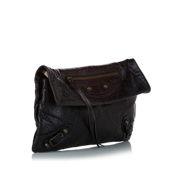 Balenciaga Motocross Classic Envelope Lambskin Leather Crossbody Bag (MLB-26683)