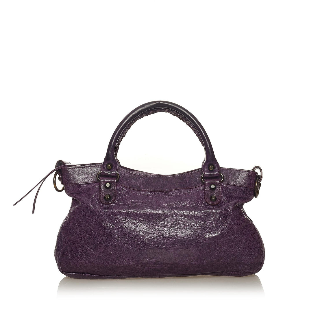 Balenciaga Motocross Classic First Lambskin Leather Satchel (MLB-27480)