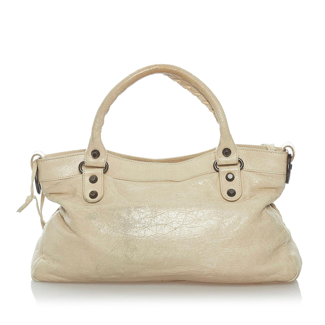 Balenciaga Motocross Classic First Lambskin Leather Satchel (MLB-30598)