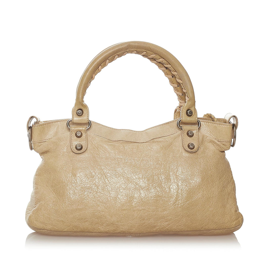 Balenciaga Motocross Classic First Lambskin Leather Satchel (MLB-34047)