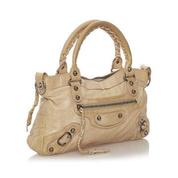 Balenciaga Motocross Classic First Lambskin Leather Satchel (MLB-34047)