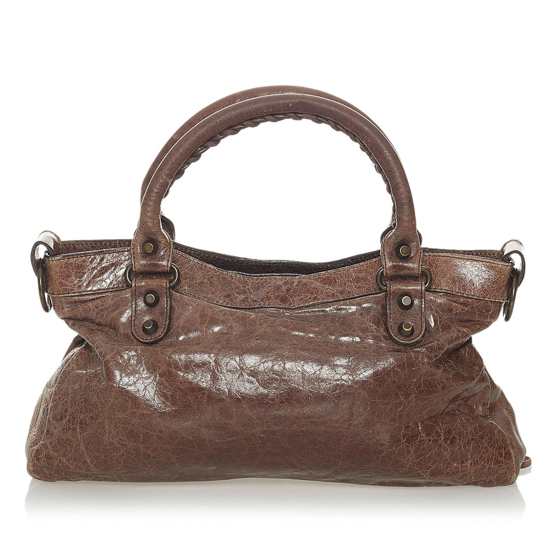 Balenciaga Motocross Classic First Lambskin Leather Shoulder Bag (MLB-28142)