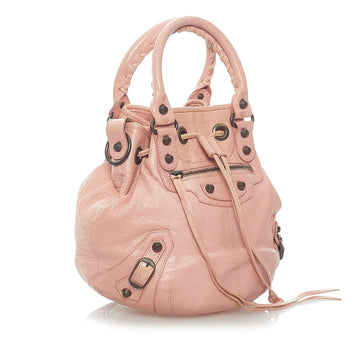 Balenciaga Motocross Classic Pompon Bucket Bag (MLB-33526)