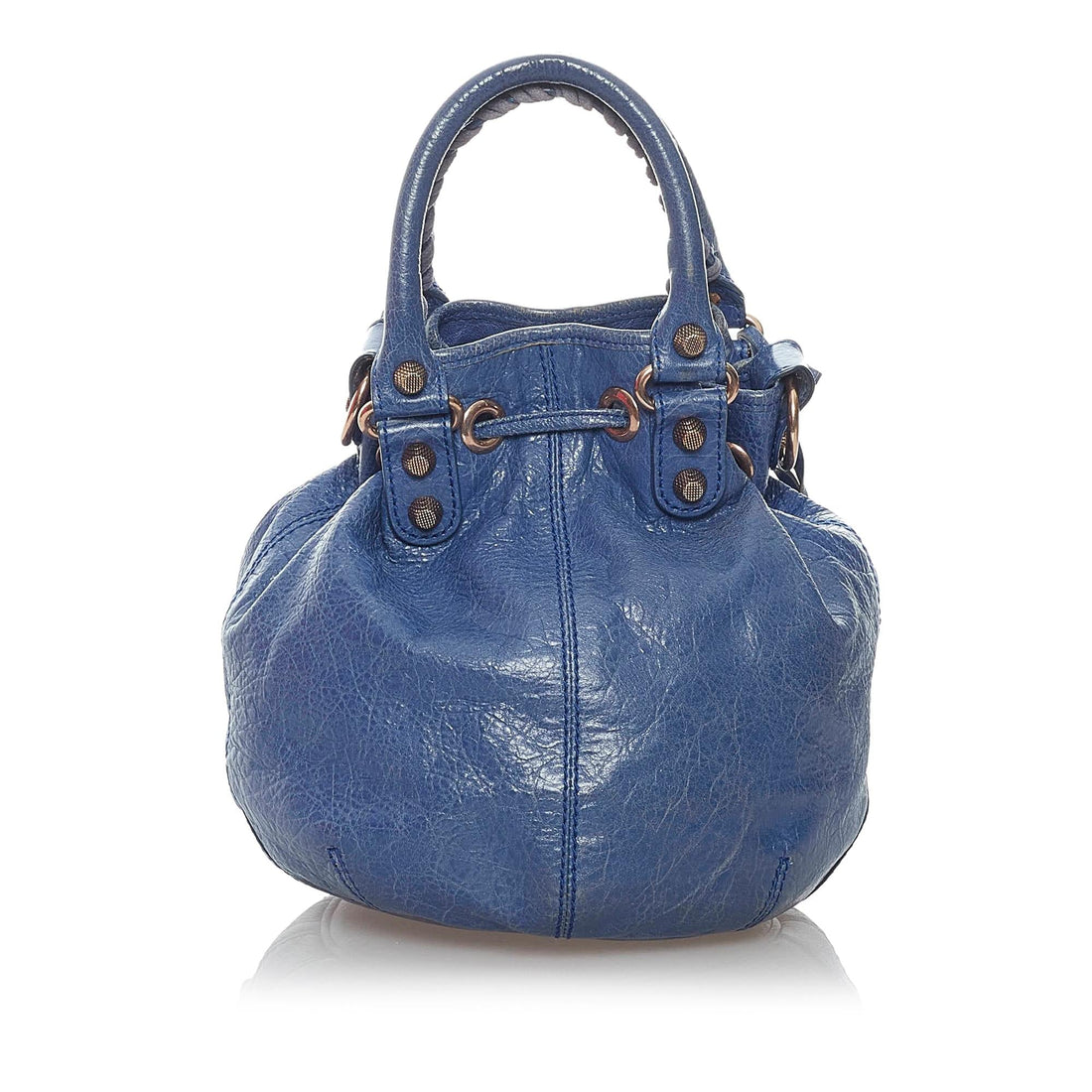 Balenciaga Motocross Classic Pompon Satchel (MLB-29892)