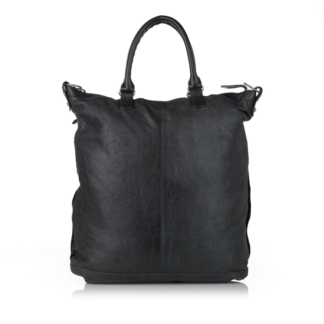 Balenciaga Motocross Classic Square Leather Satchel (MLB-32702)