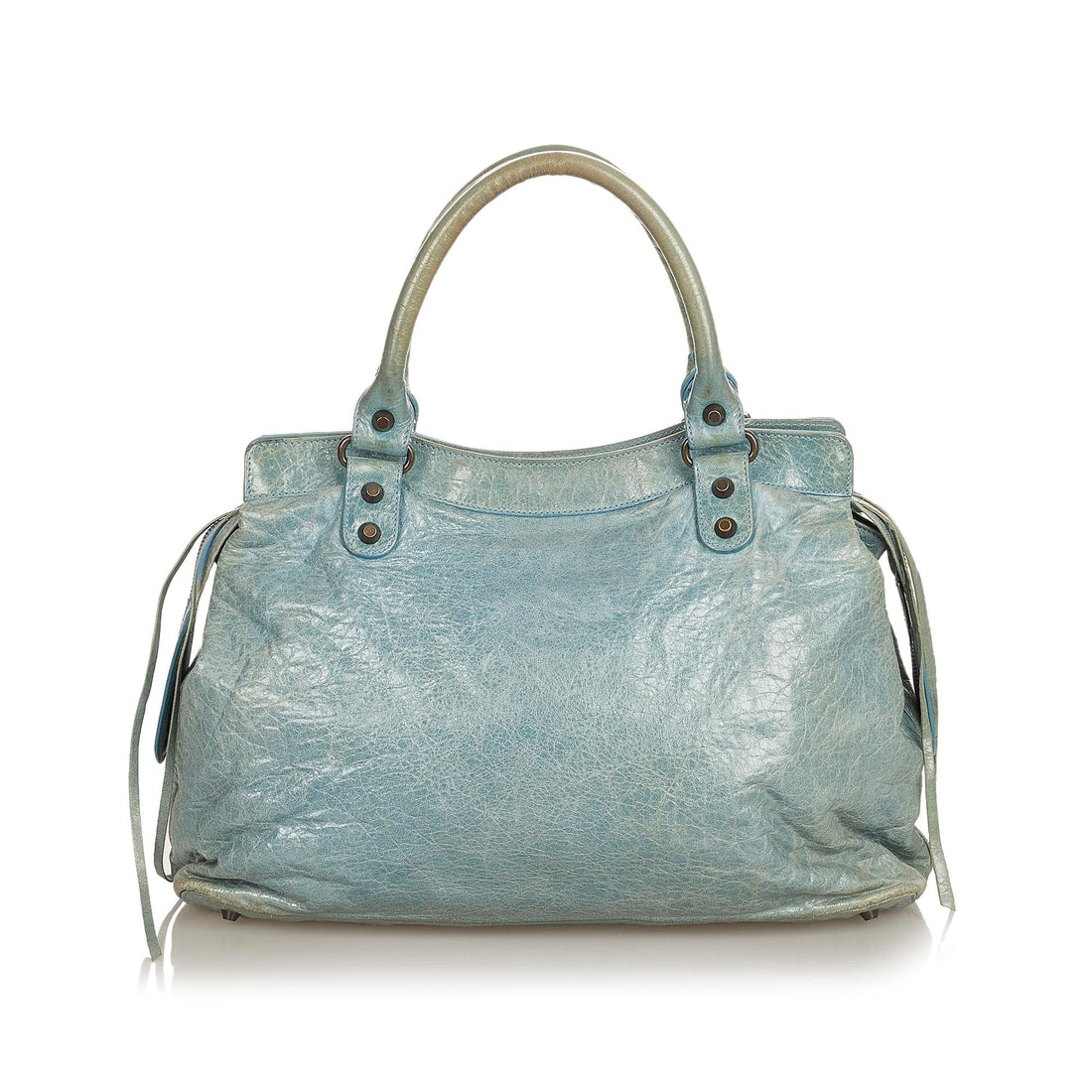 Balenciaga Motocross Classic Step Leather Handbag (MLB-25897)