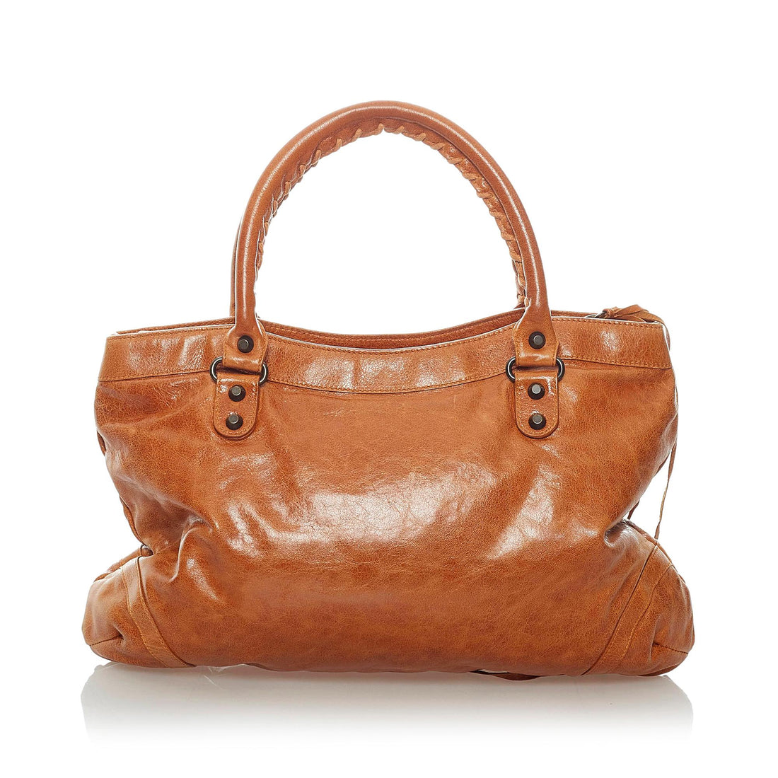 Balenciaga Motocross Classic Town Leather Handbag (MLB-32771)