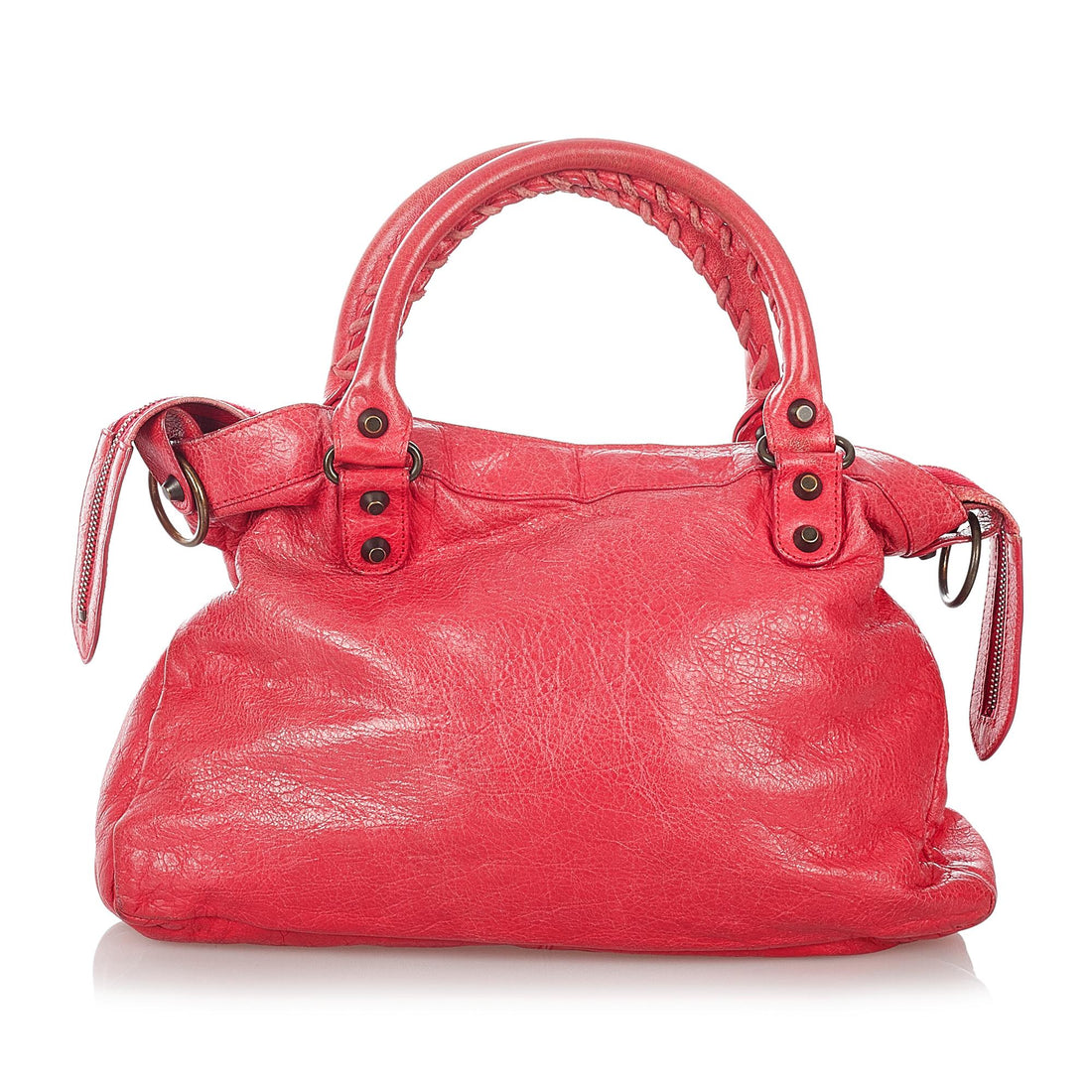 Balenciaga Motocross Classic Town Leather Satchel (MLB-26839)