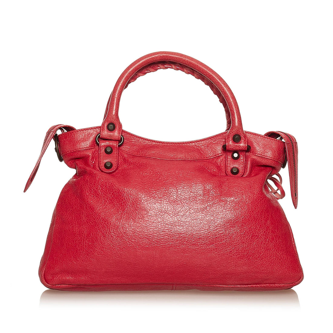 Balenciaga Motocross Classic Town Leather Satchel (MLB-29401)