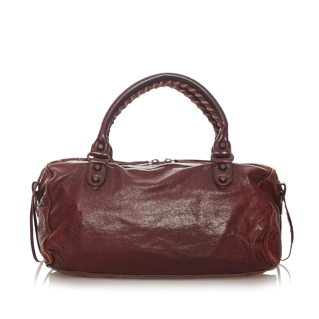 Balenciaga Motocross Classic Twiggy Leather Satchel (MLB-27417)