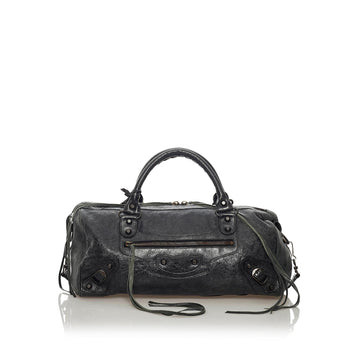 Balenciaga Motocross Classic Twiggy Leather Satchel (MLB-29211)