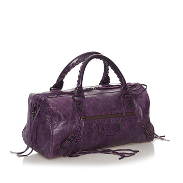 Balenciaga Motocross Classic Twiggy Leather Satchel (MLB-32992)