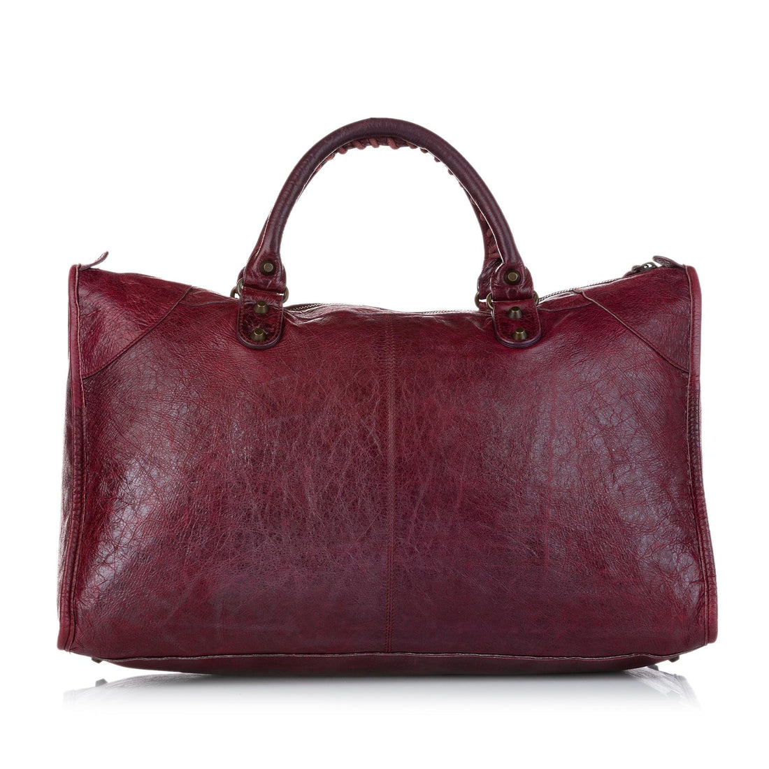 Balenciaga Motocross Classic Work Lambskin Leather Handbag (MLB-28262)