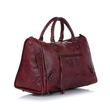 Balenciaga Motocross Classic Work Lambskin Leather Handbag (MLB-28262)