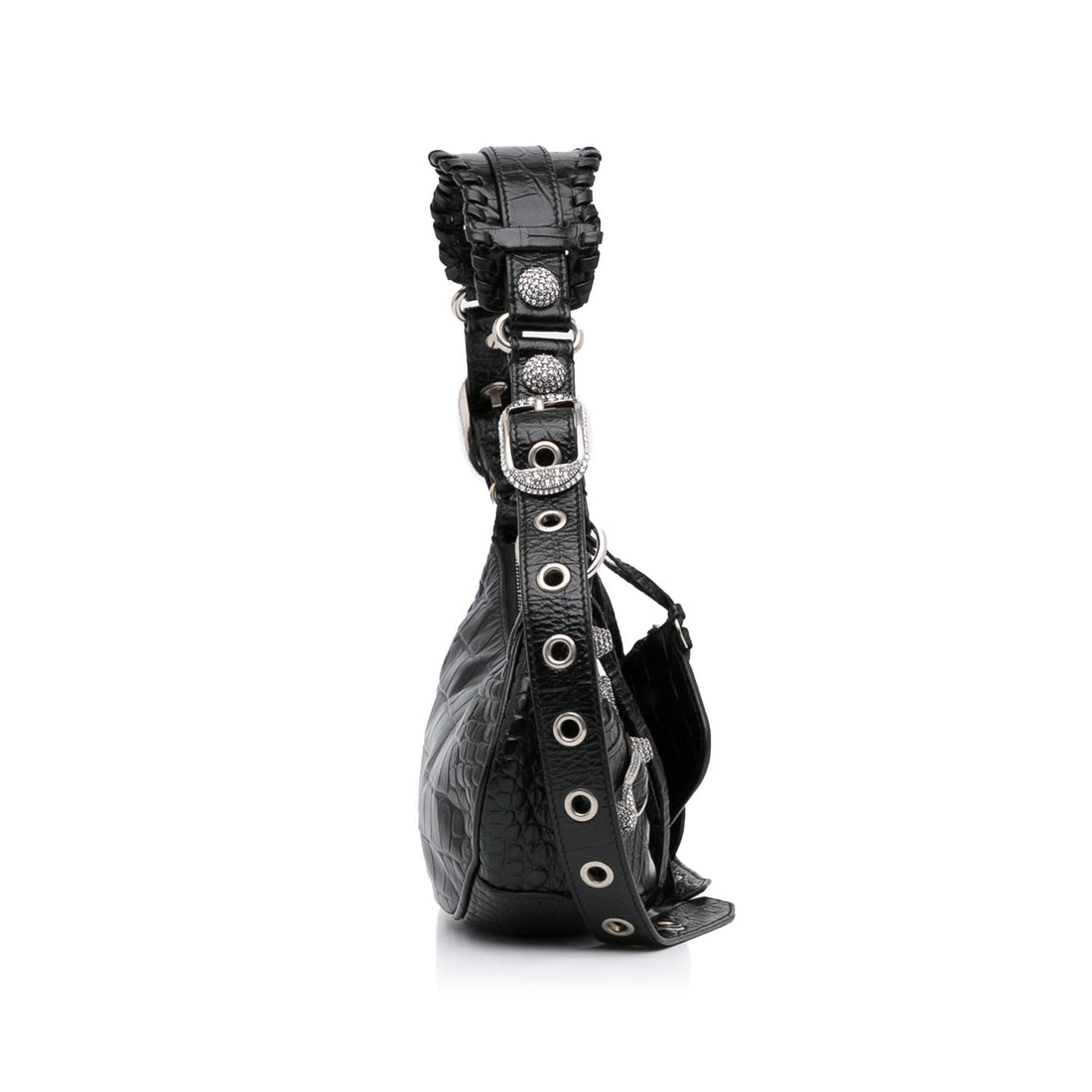 Balenciaga Motocross Embossed Le Cagole with Rhinestones XS (MLB-eejRhq)