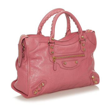 Balenciaga Motocross Giant 12 City Lambskin Leather Satchel (MLB-27444)