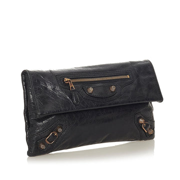 Balenciaga Motocross Giant 12 Envelope Leather Clutch Bag (MLB-27654)
