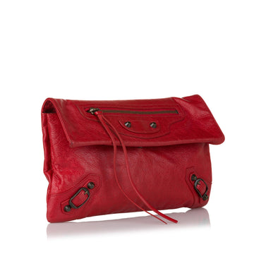 Balenciaga Motocross Giant 12 Envelope Leather Clutch Bag (MLB-31299)