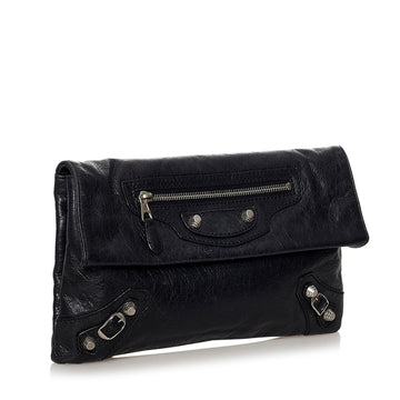 Balenciaga Motocross Giant 12 Envelope Leather Clutch Bag (MLB-32526)