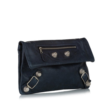 Balenciaga Motocross Giant 12 Envelope Leather Clutch Bag (MLB-33119)