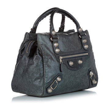 Balenciaga Motocross Giant 21 Midday Leather Handbag (MLB-24330)