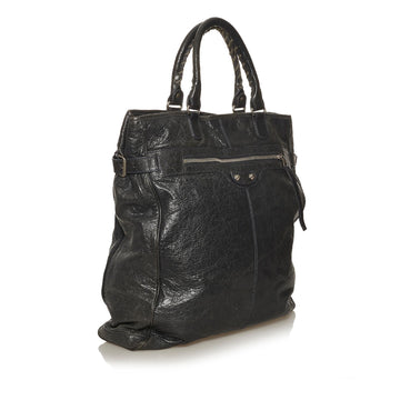 Balenciaga Motocross Hexagon Lambskin Leather Tote Bag (MLB-28781)