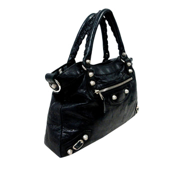 Balenciaga Motocross Town Giant Leather Handbag (MLB-29337)