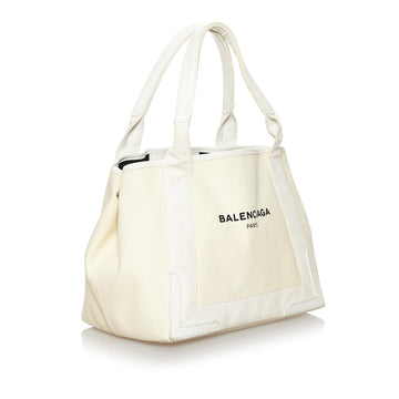 Balenciaga Navy Cabas S Canvas Tote Bag (MLB-29833)