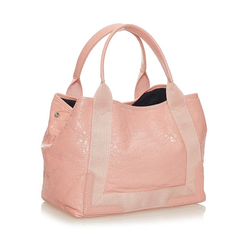 Balenciaga Navy Cabas S Leather Tote Bag (MLB-27677)