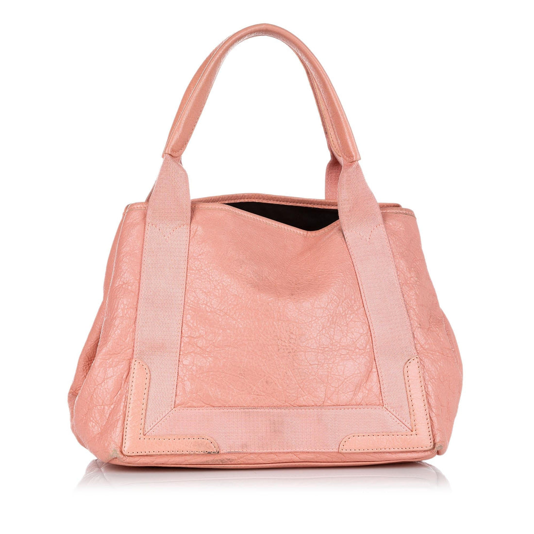 Balenciaga Navy Cabas S Leather Tote Bag (MLB-37888)