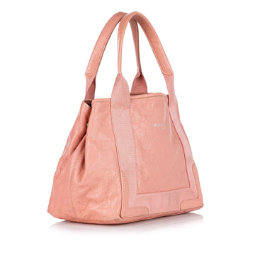 Balenciaga Navy Cabas S Leather Tote Bag (MLB-37888)