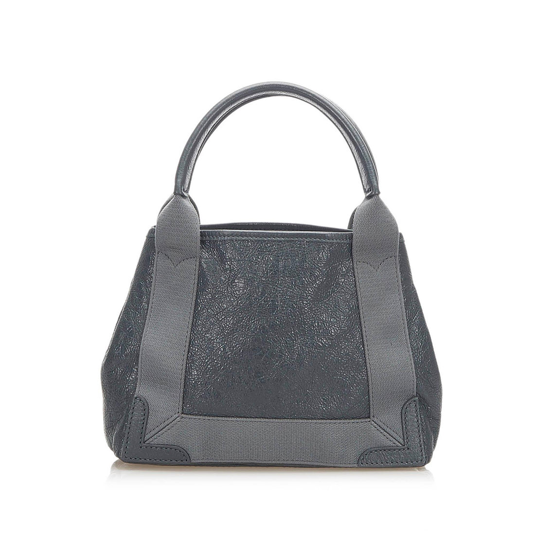 Balenciaga Navy Cabas XS Leather Satchel (MLB-24885)